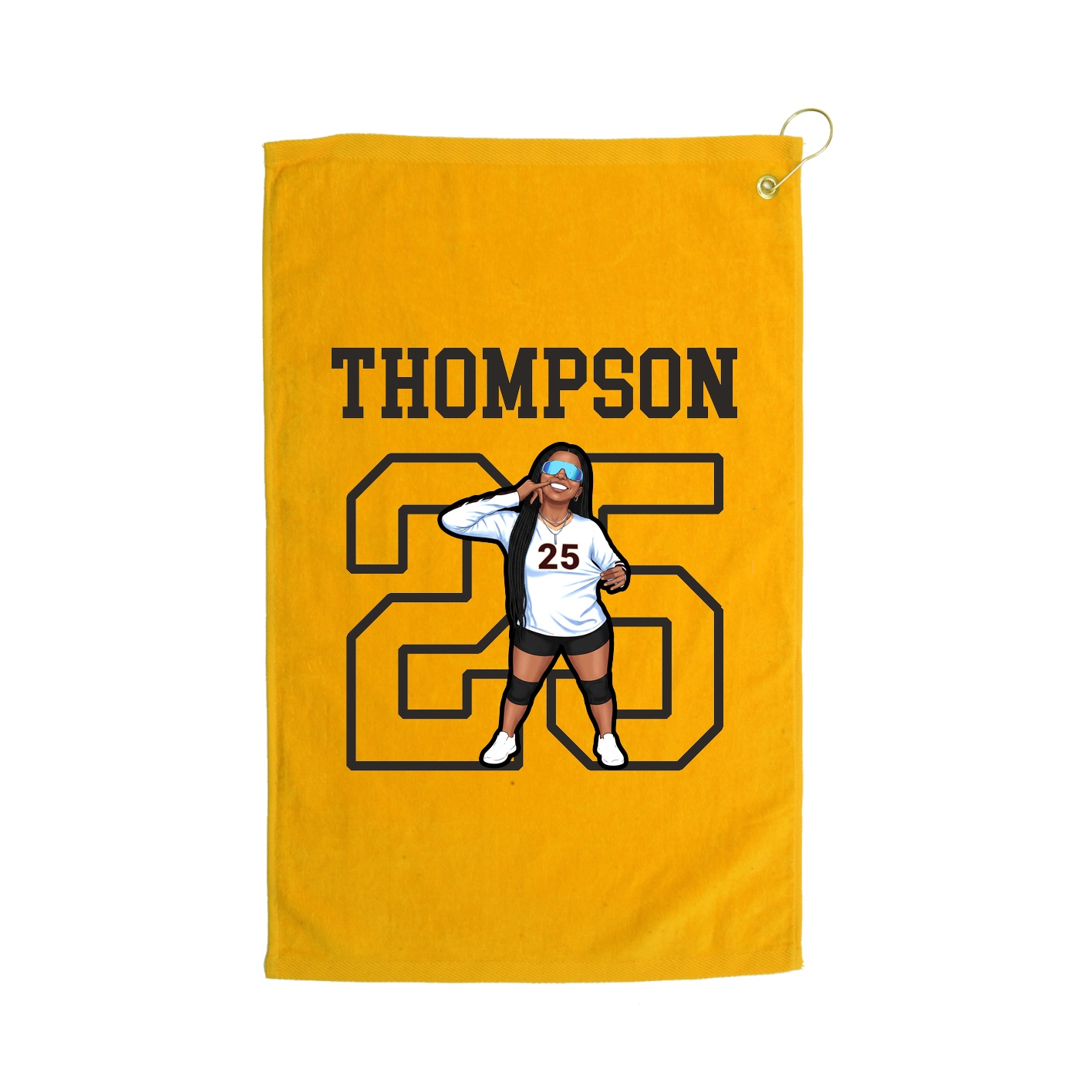 Golf Towel — Shirsey in Gold