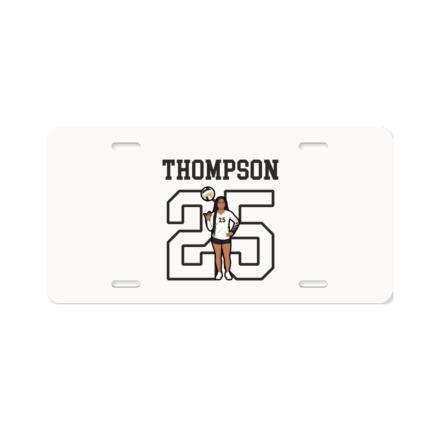 License Plate — Shirsey in Classic