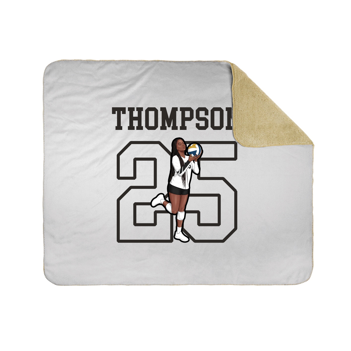 Throw Blanket — Shirsey in White