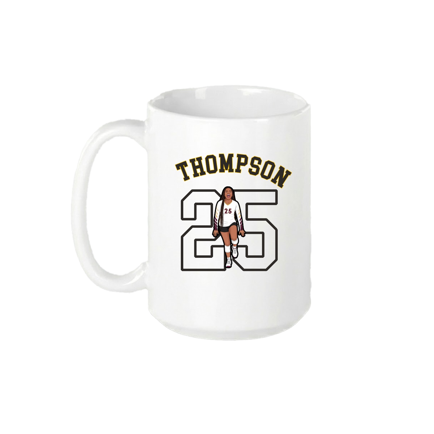 15oz Coffee Mug — Shirsey Arch in White