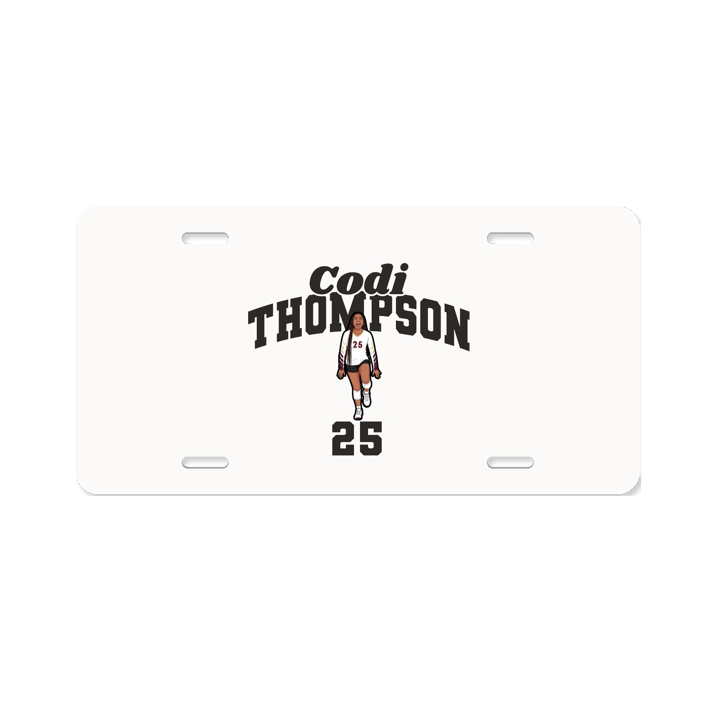 License Plate — Signature Arch in Classic