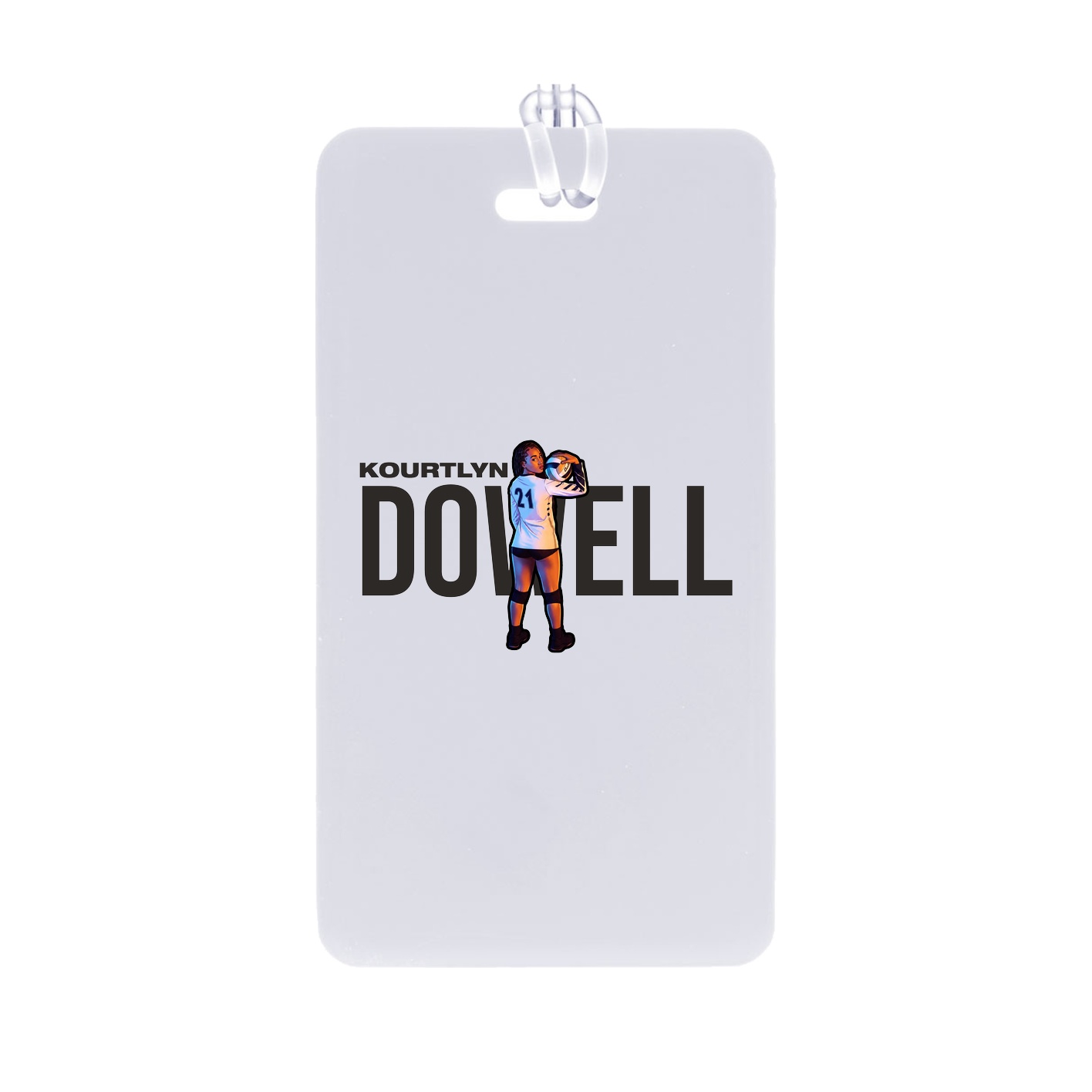 Bag Tag — Player Name in Classic