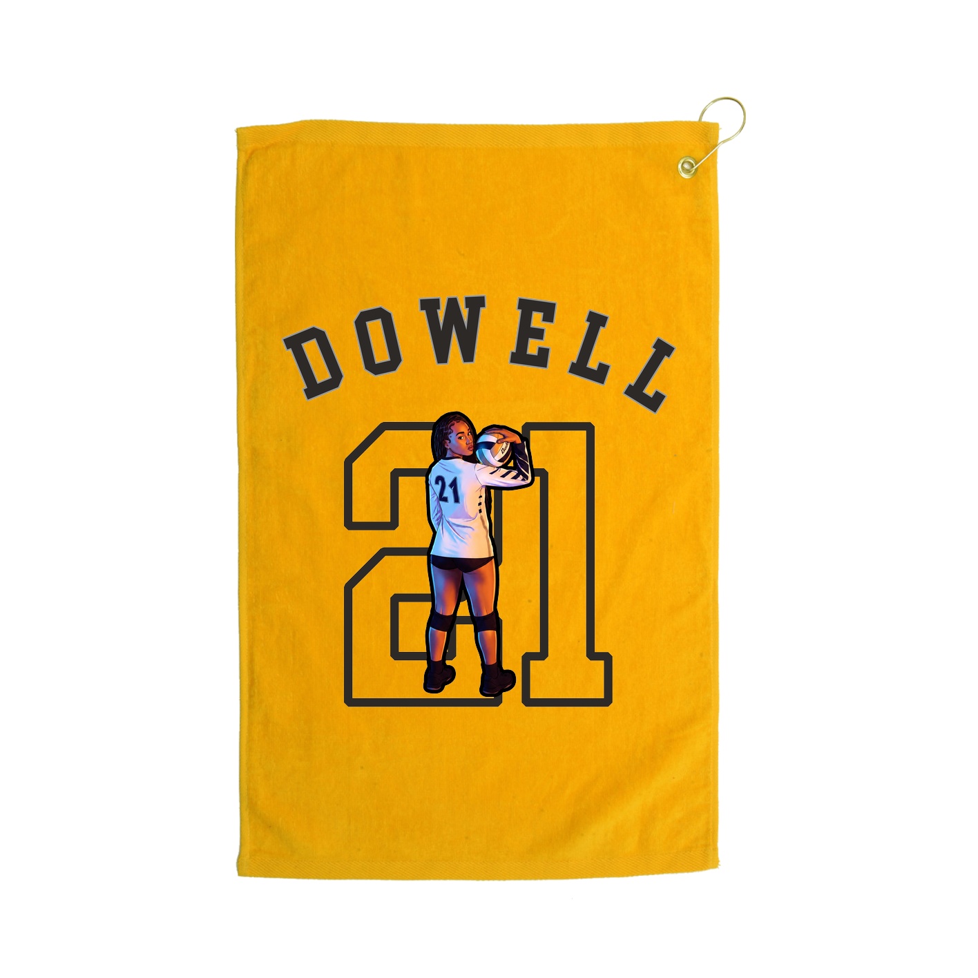 Golf Towel — Shirsey Arch in Gold