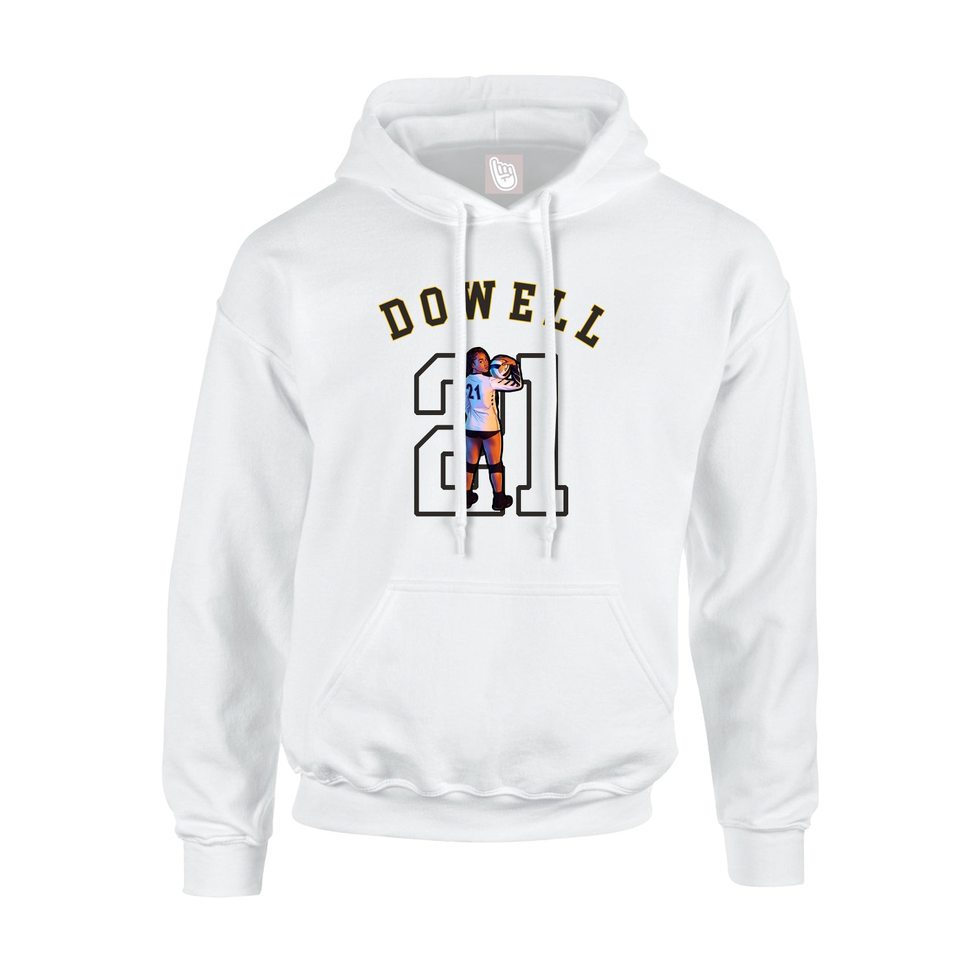 Hoodie — Shirsey Arch in White