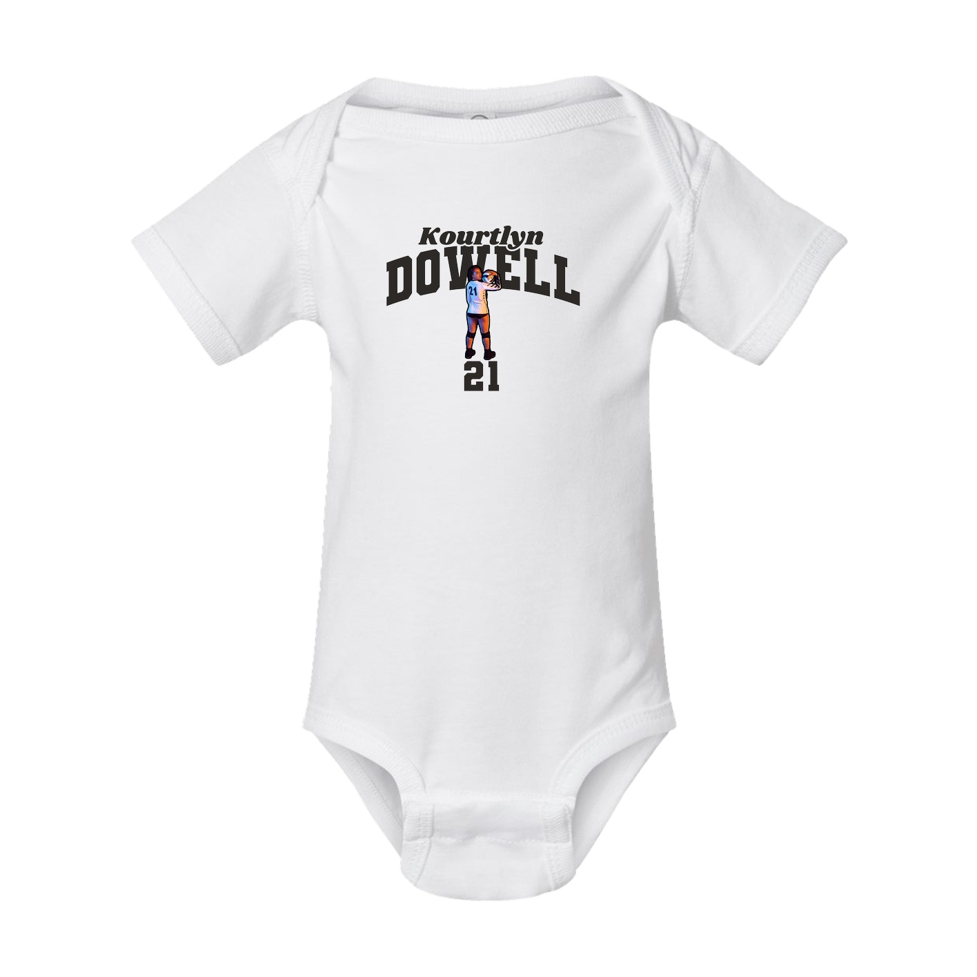 Baby Onesie — Signature Arch in White