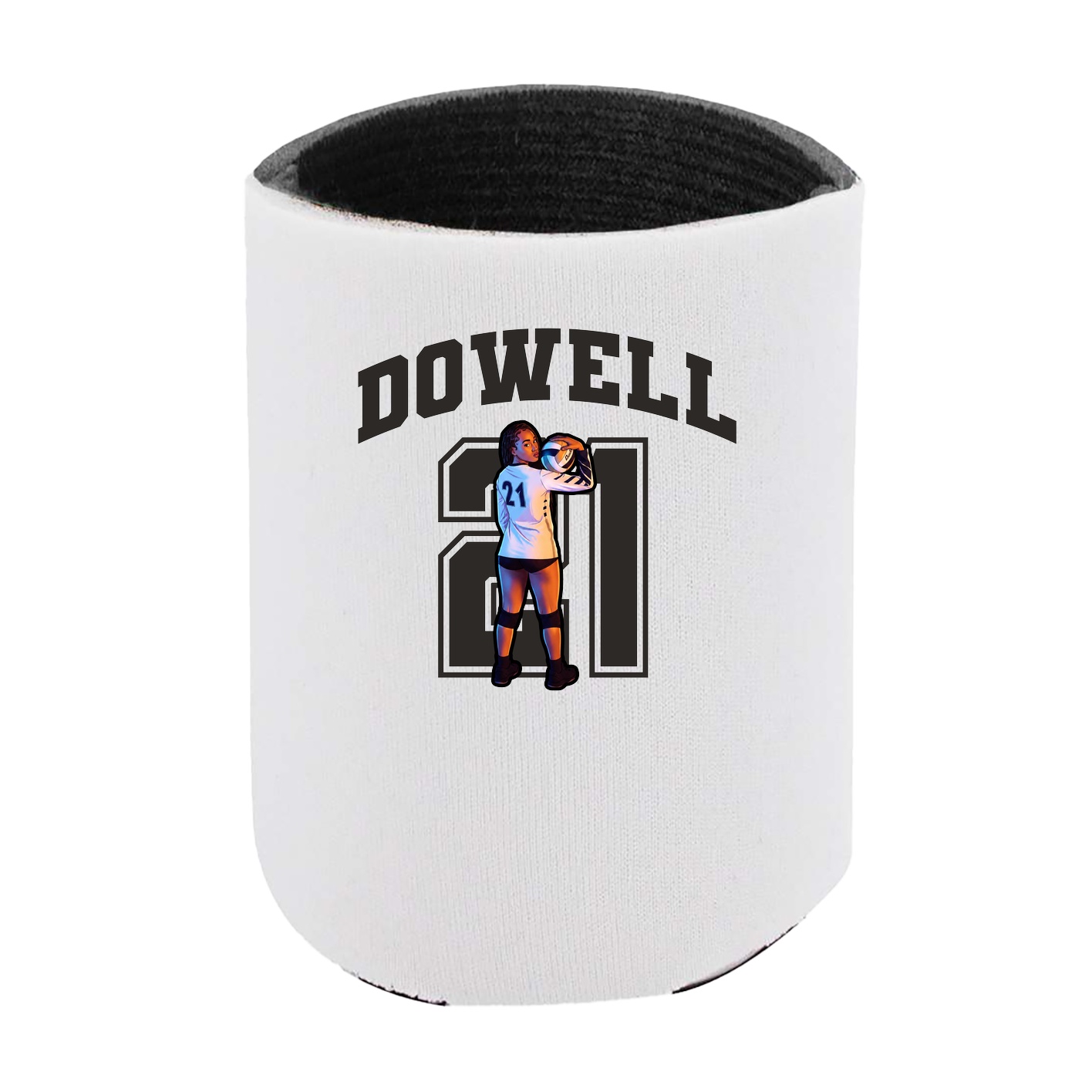 Can Holder — Number in White