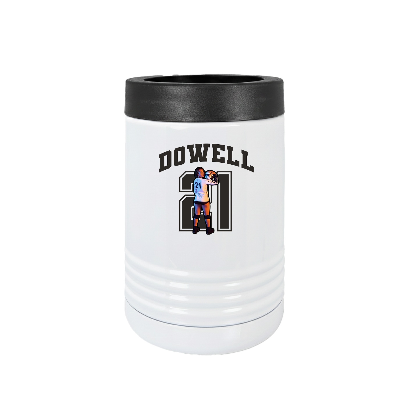 Beverage Holder — Number in White