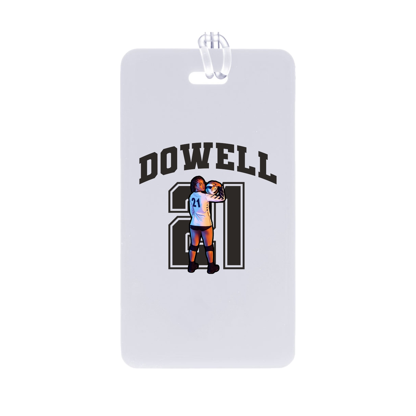 Bag Tag — Number in Classic