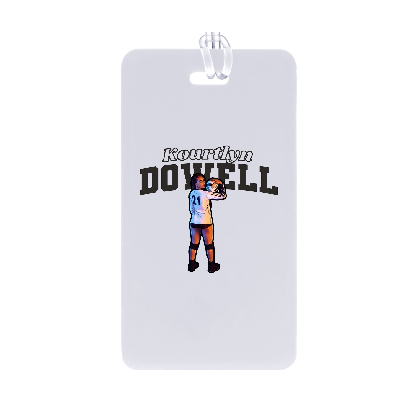 Bag Tag — Name Arch in Classic