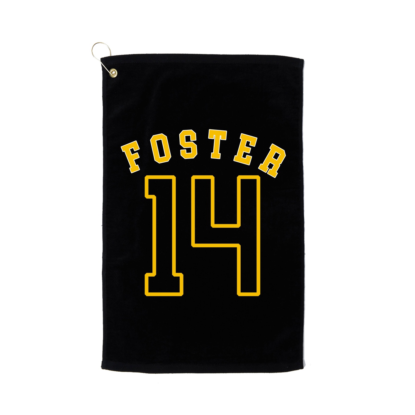 Golf Towel — Shirsey Arch in Black