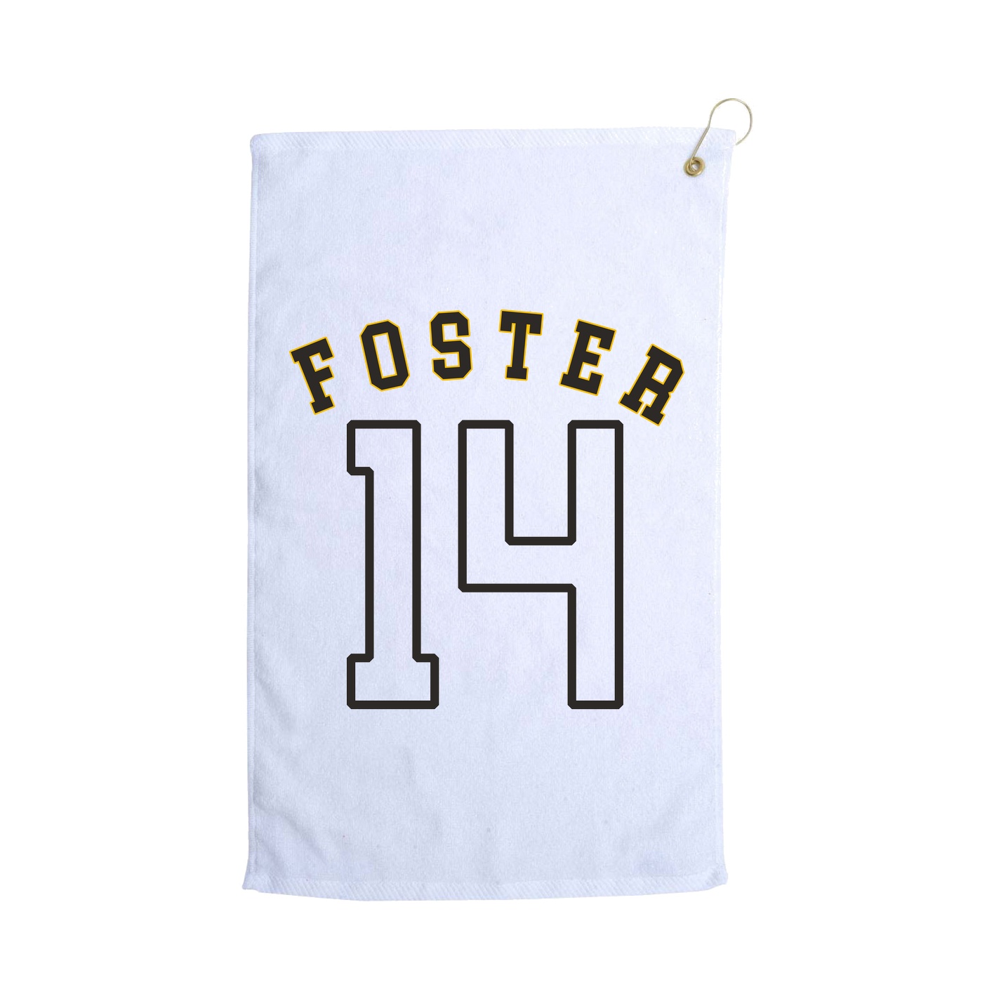 Golf Towel — Shirsey Arch in White
