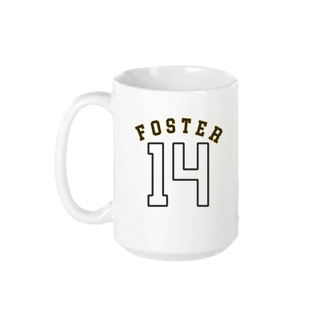 15oz Coffee Mug — Shirsey Arch in White