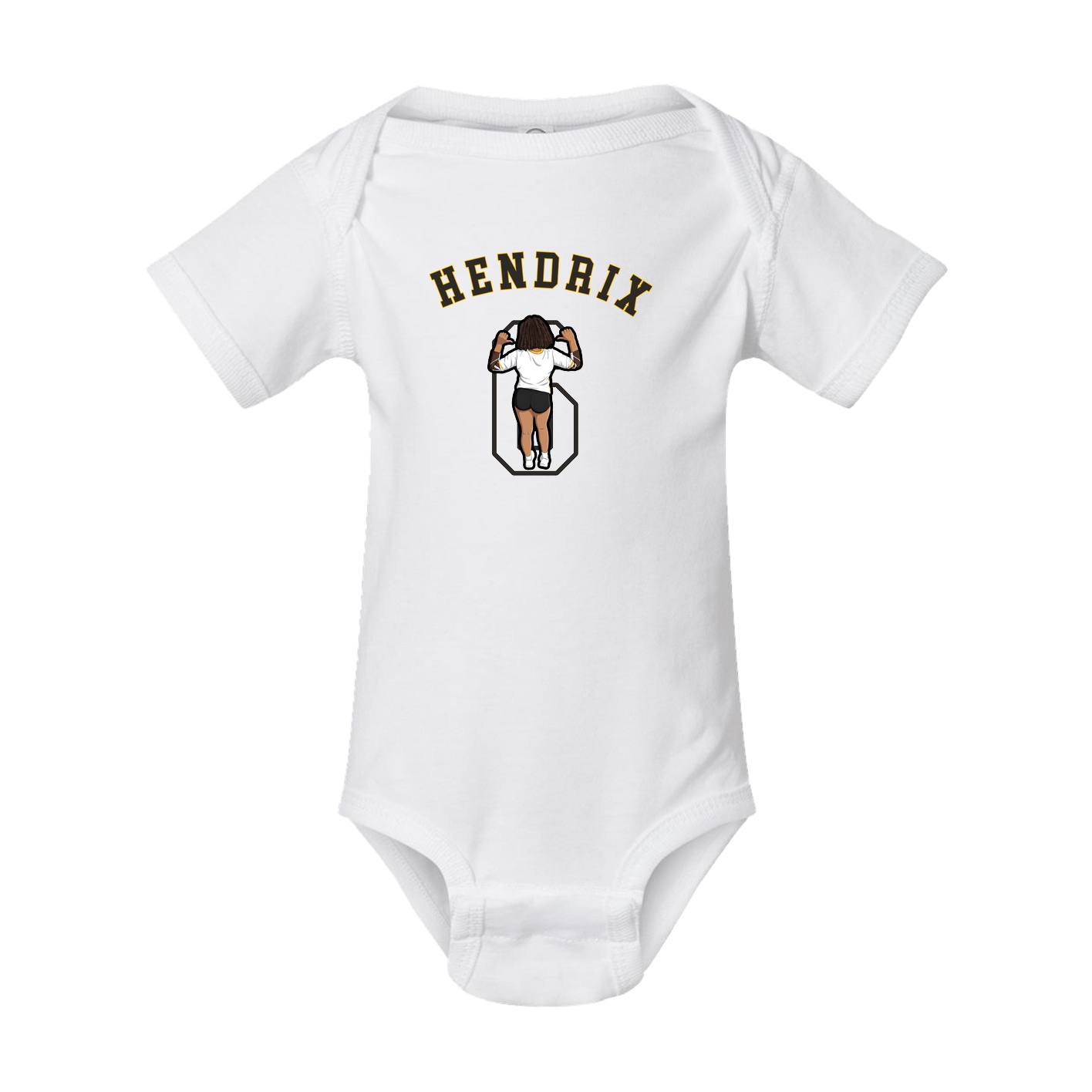 Baby Onesie — Shirsey Arch in White