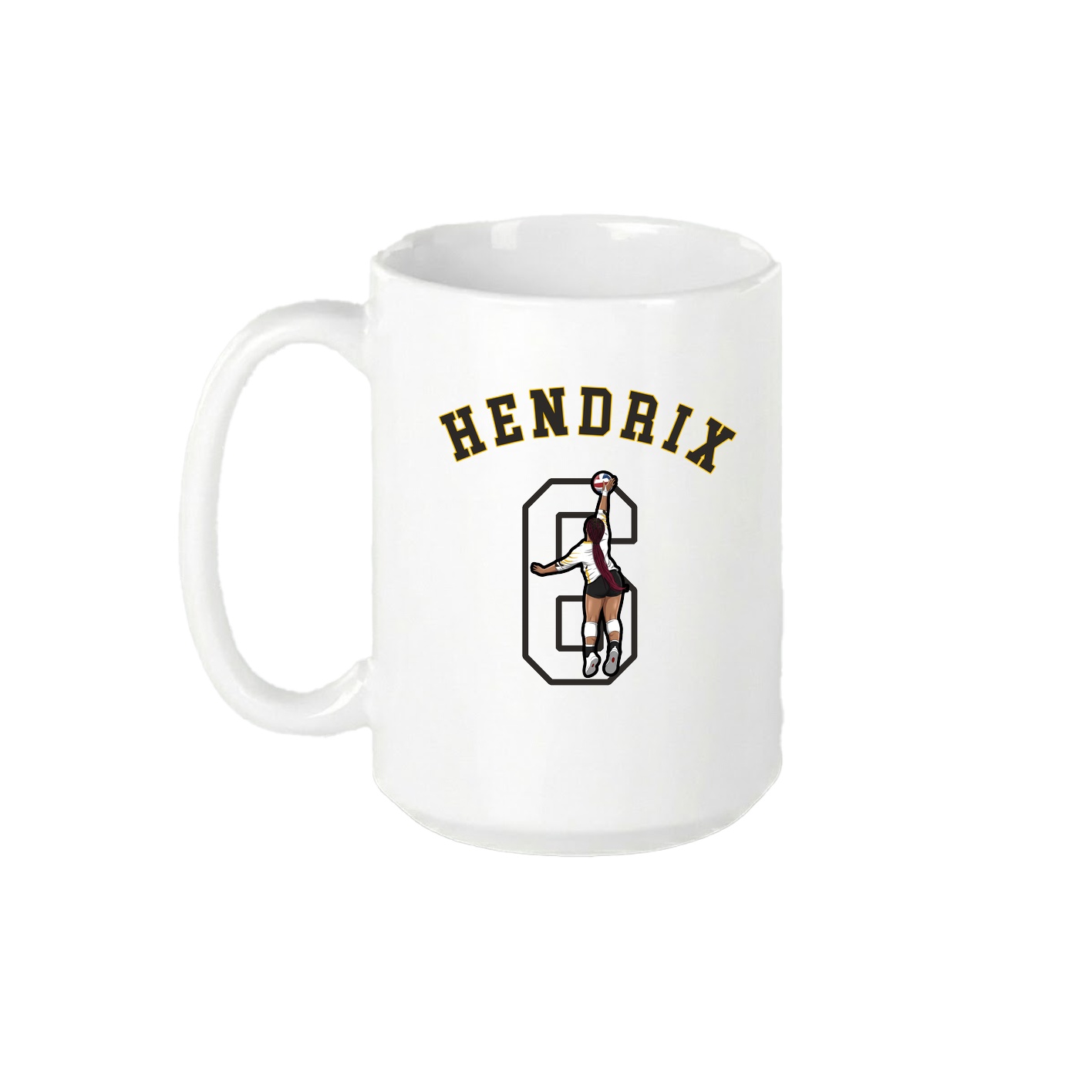 15oz Coffee Mug — Shirsey Arch in White