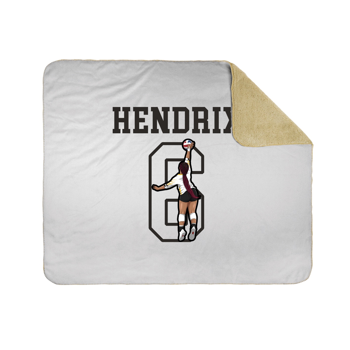 Throw Blanket — Shirsey in White