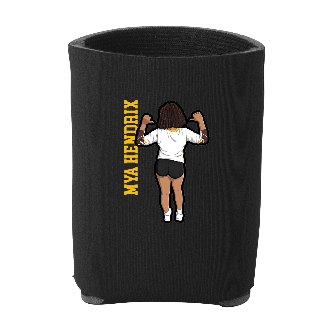 Can Holder — Name Vertical in Black