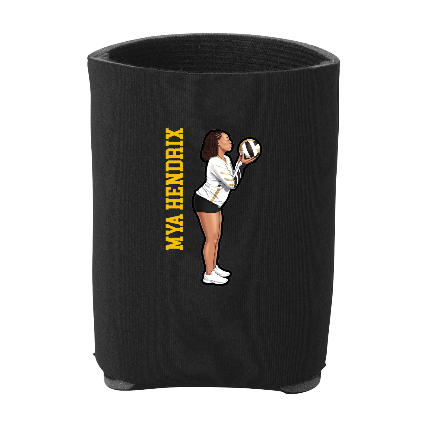 Can Holder — Name Vertical in Black