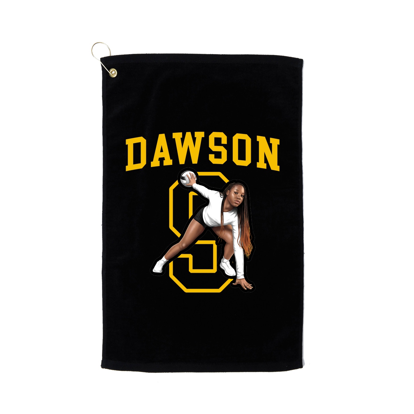 Golf Towel — Shirsey in Black