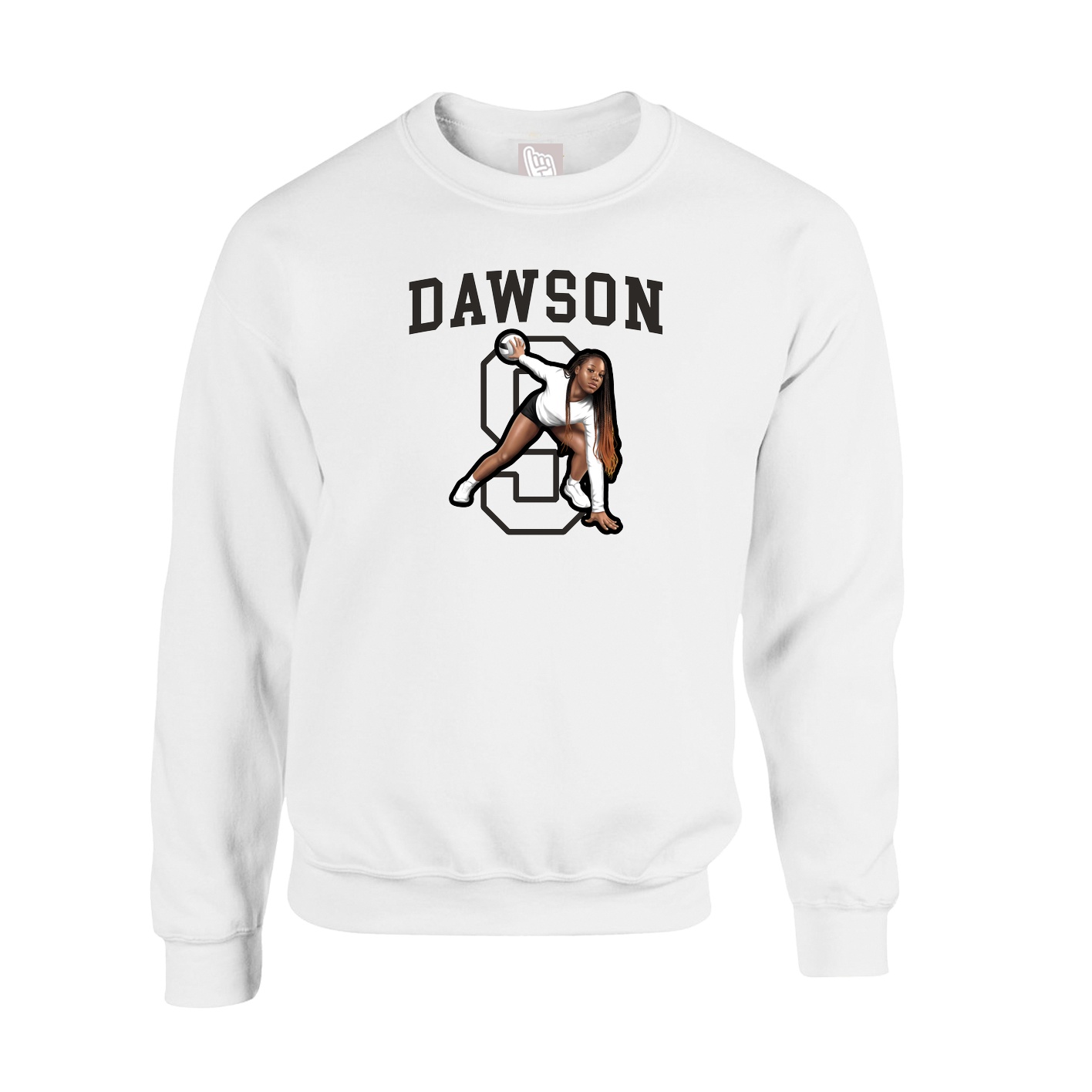Fleece Crew — Shirsey in White