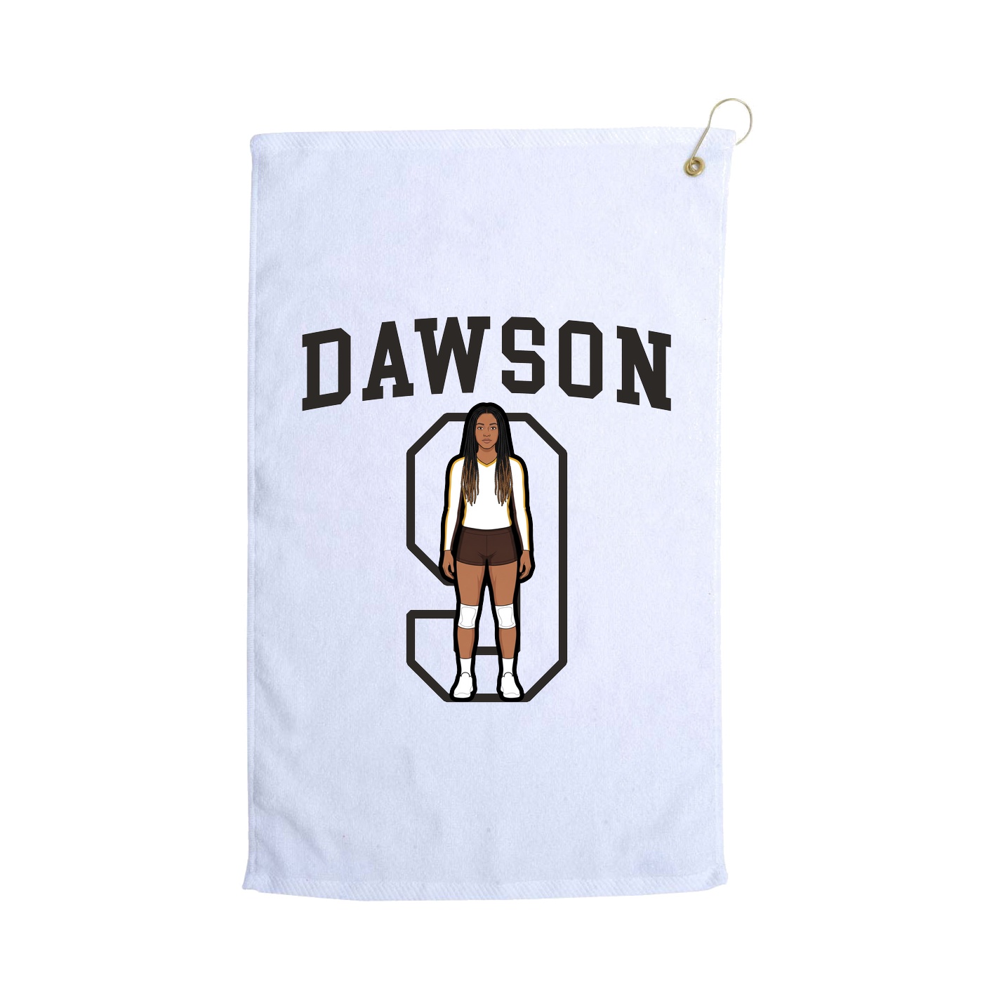 Golf Towel — Shirsey in White