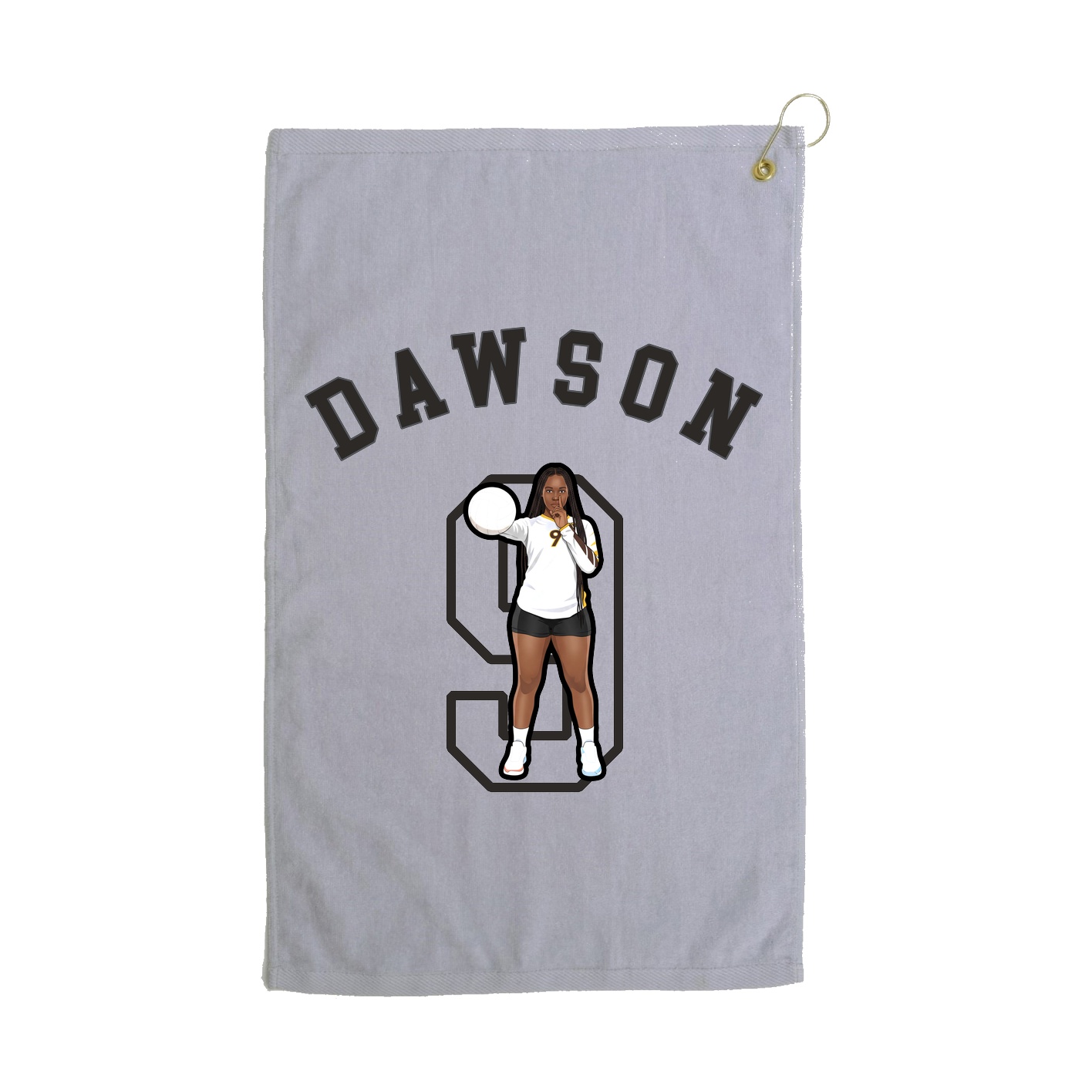 Golf Towel — Shirsey Arch in Grey