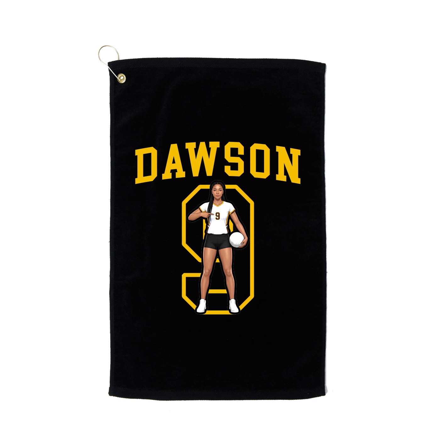 Golf Towel — Shirsey in Black