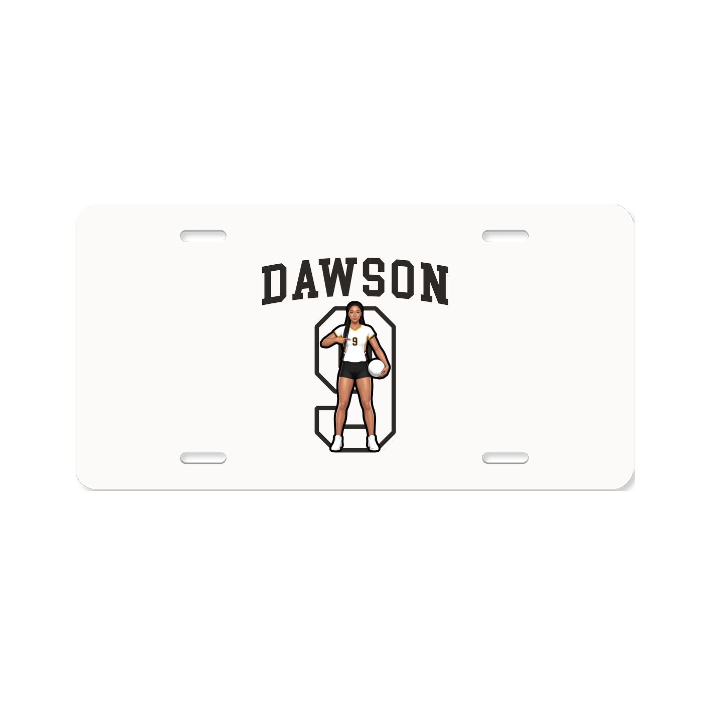 License Plate — Shirsey in Classic
