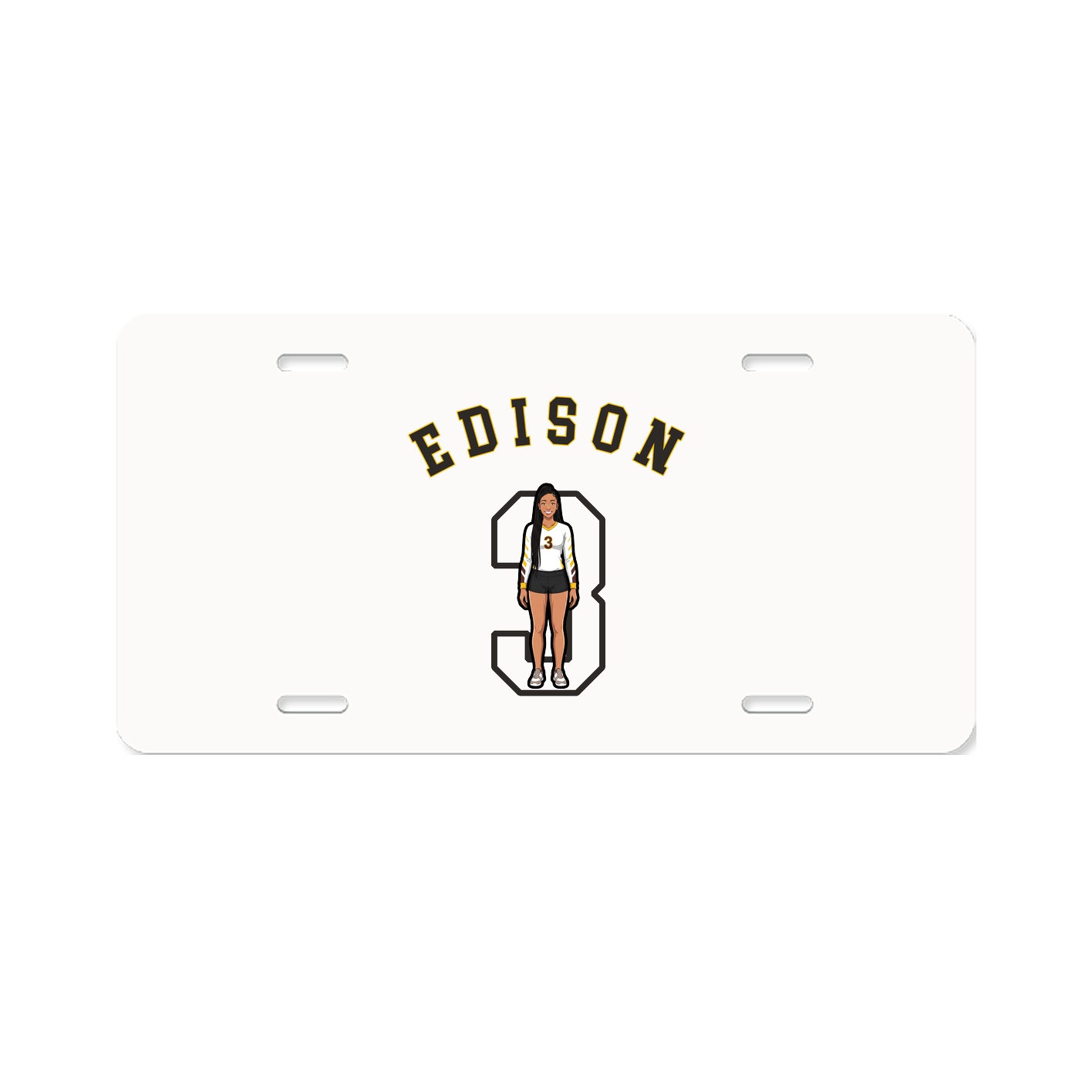 License Plate — Shirsey Arch in Classic