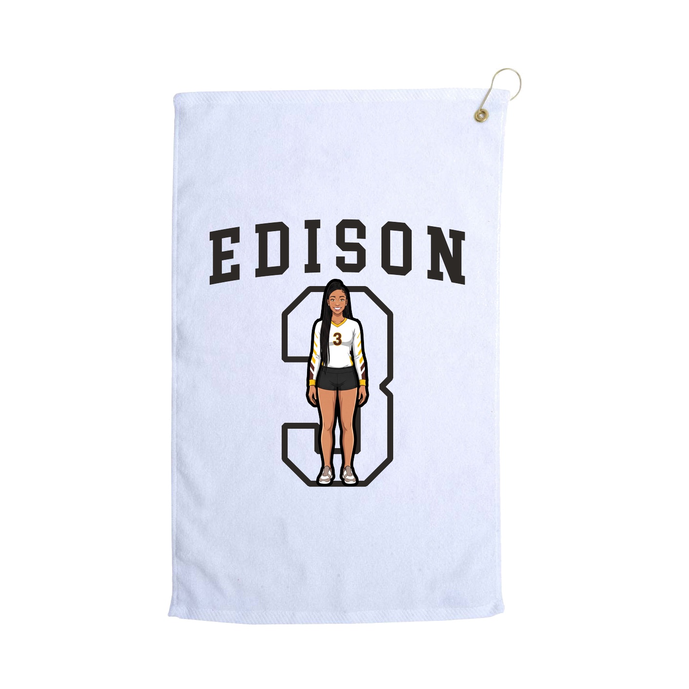 Golf Towel — Shirsey in White