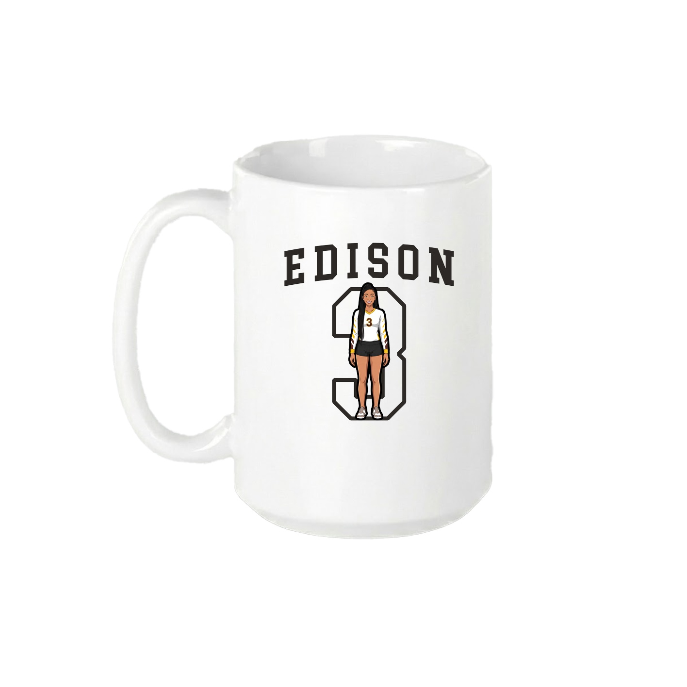 15oz Coffee Mug — Shirsey in White