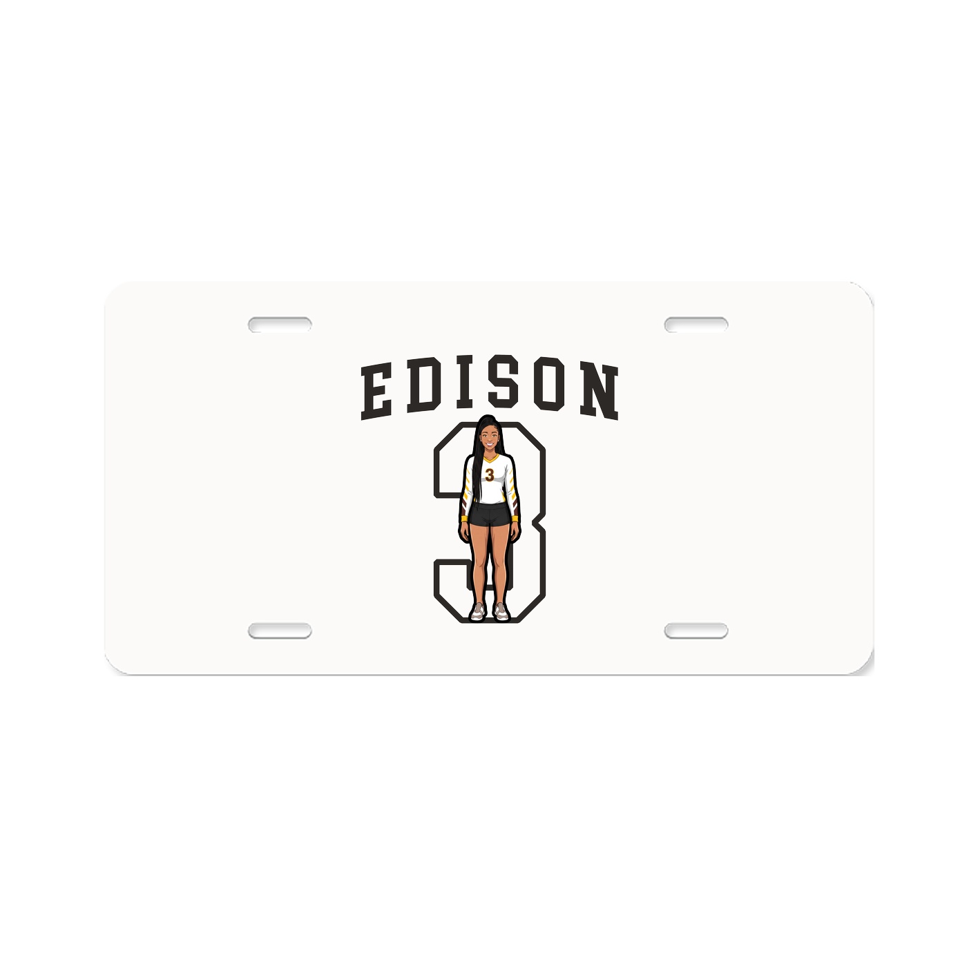 Aluminum License Plate
