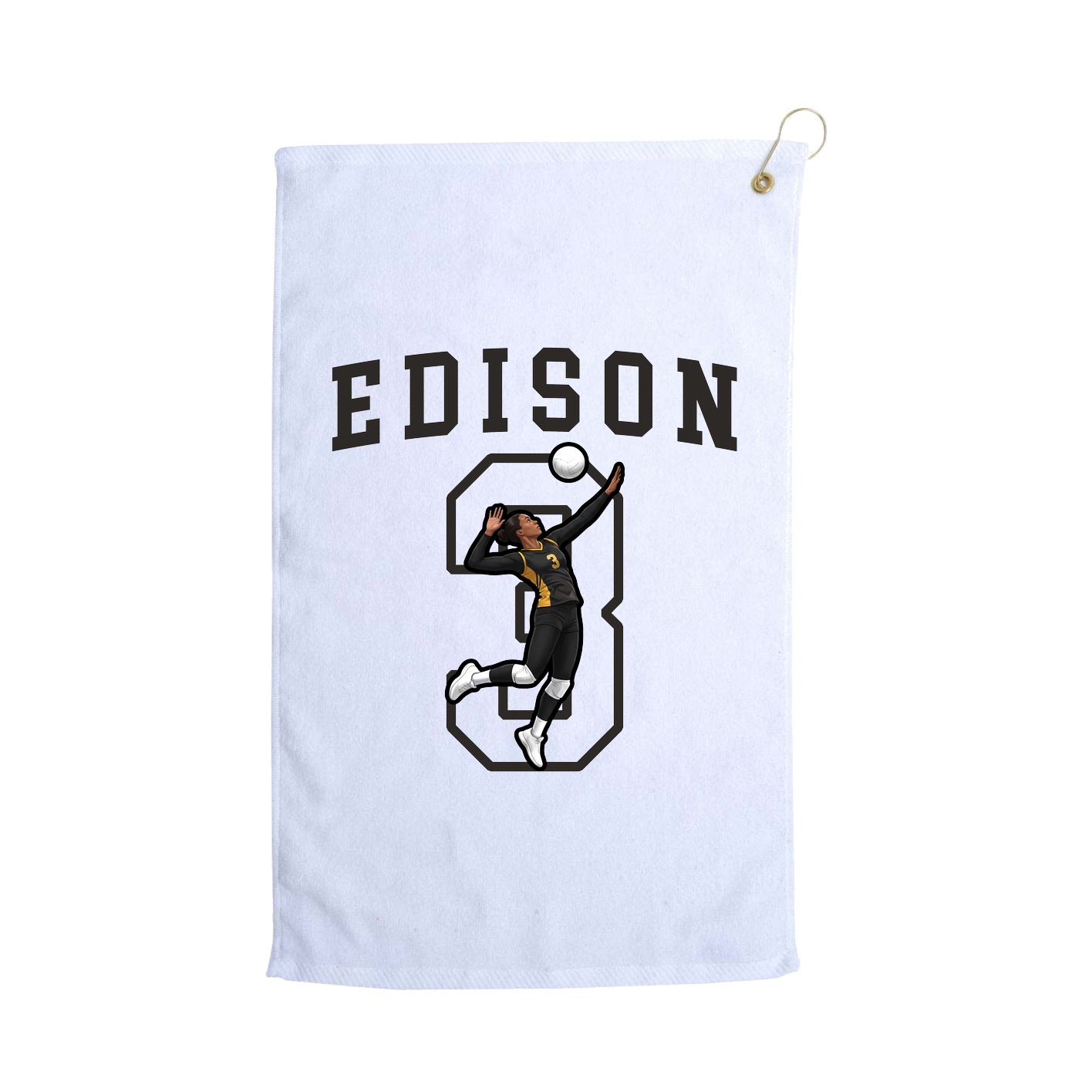 Golf Towel — Shirsey in White