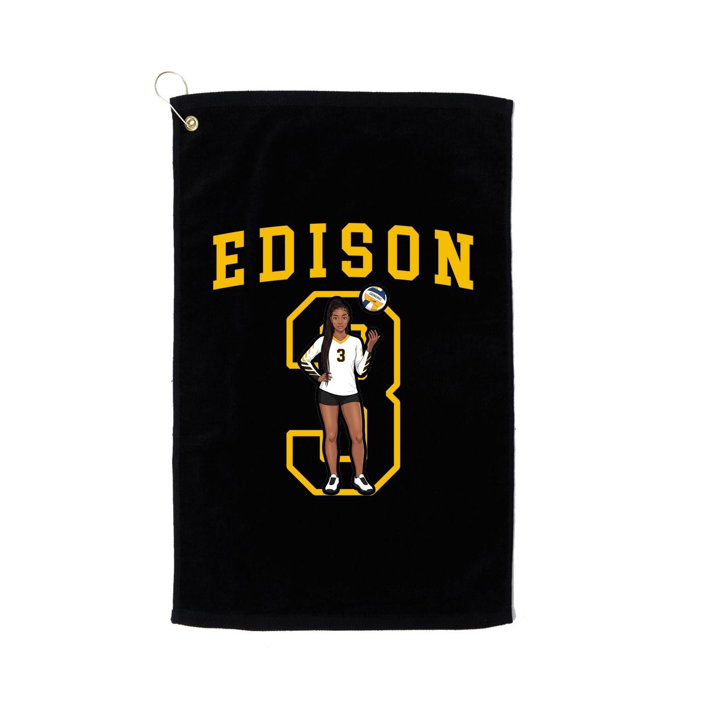 Golf Towel — Shirsey in Black