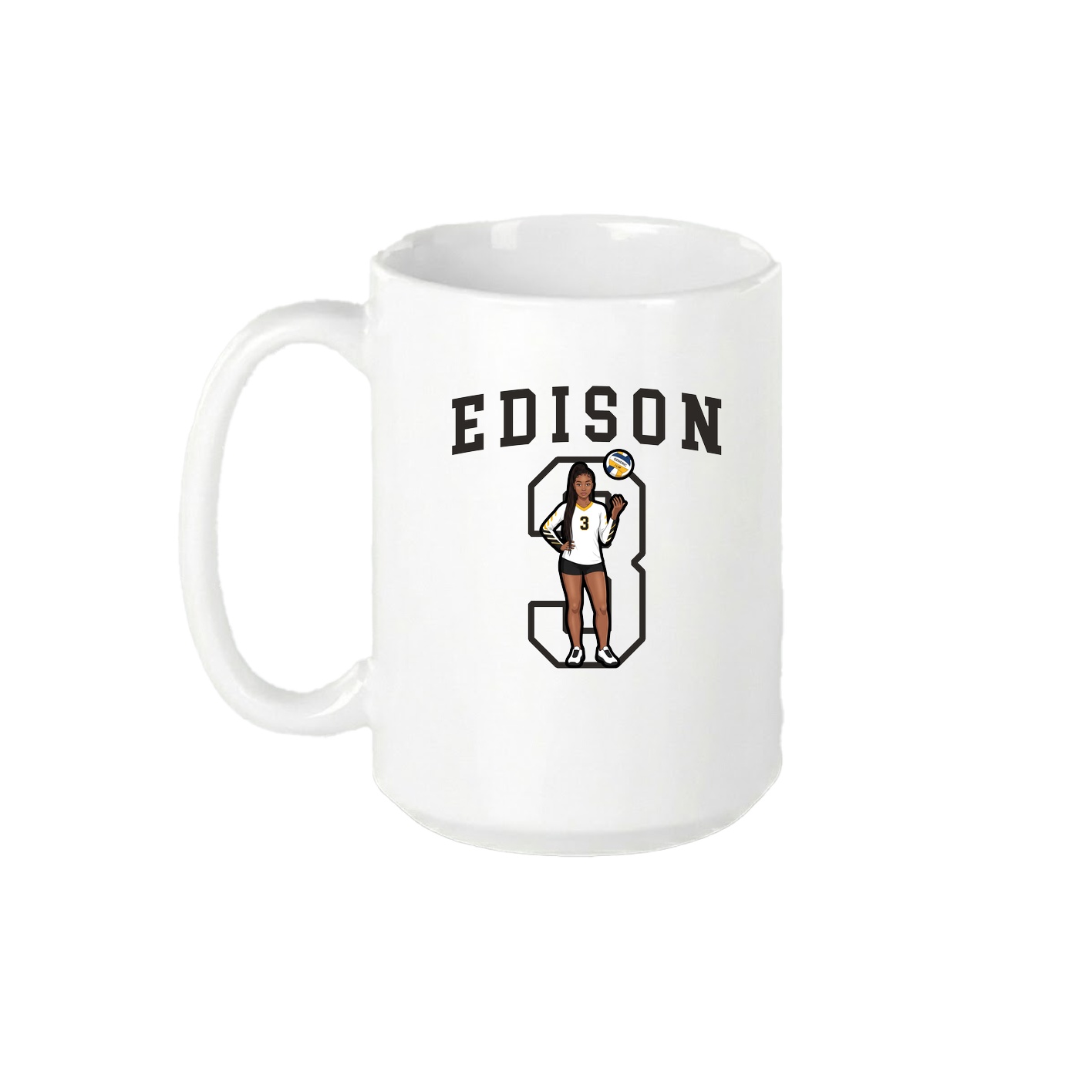 15oz Coffee Mug — Shirsey in White