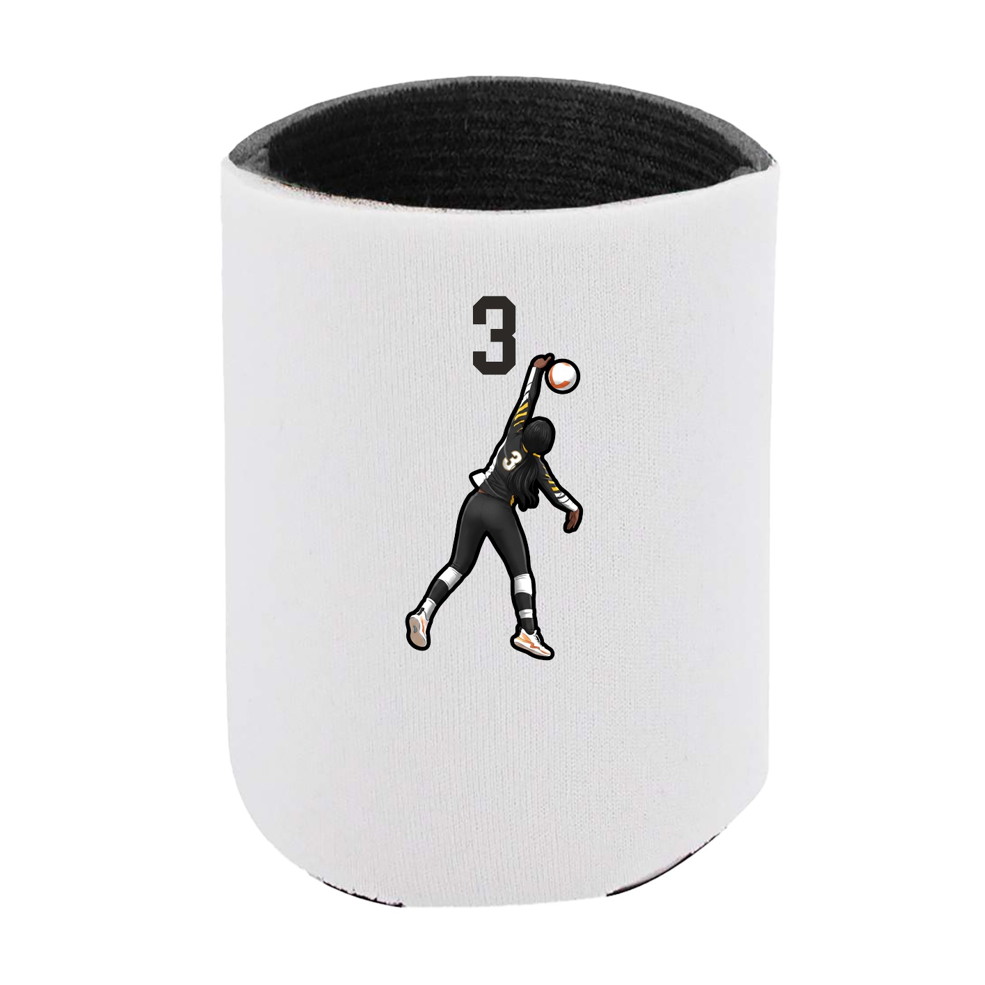 Can Holder — Number Top in White