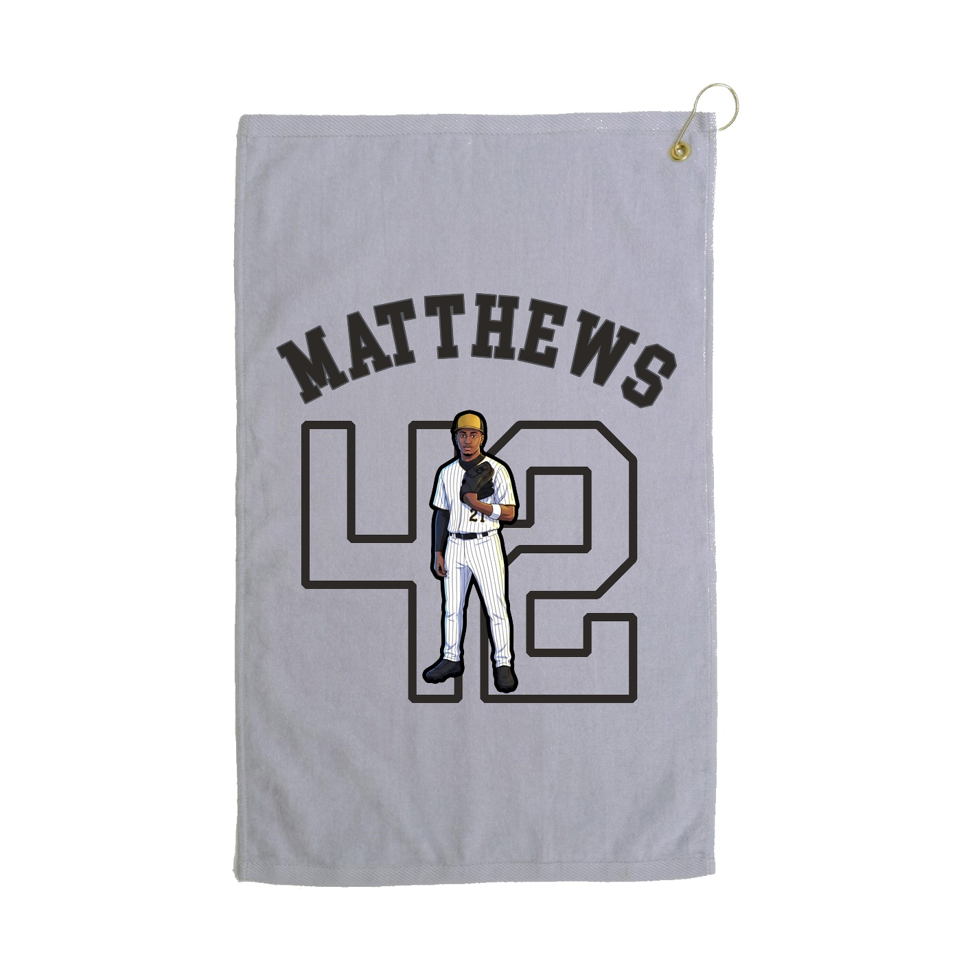 Golf Towel — Shirsey Arch in Grey