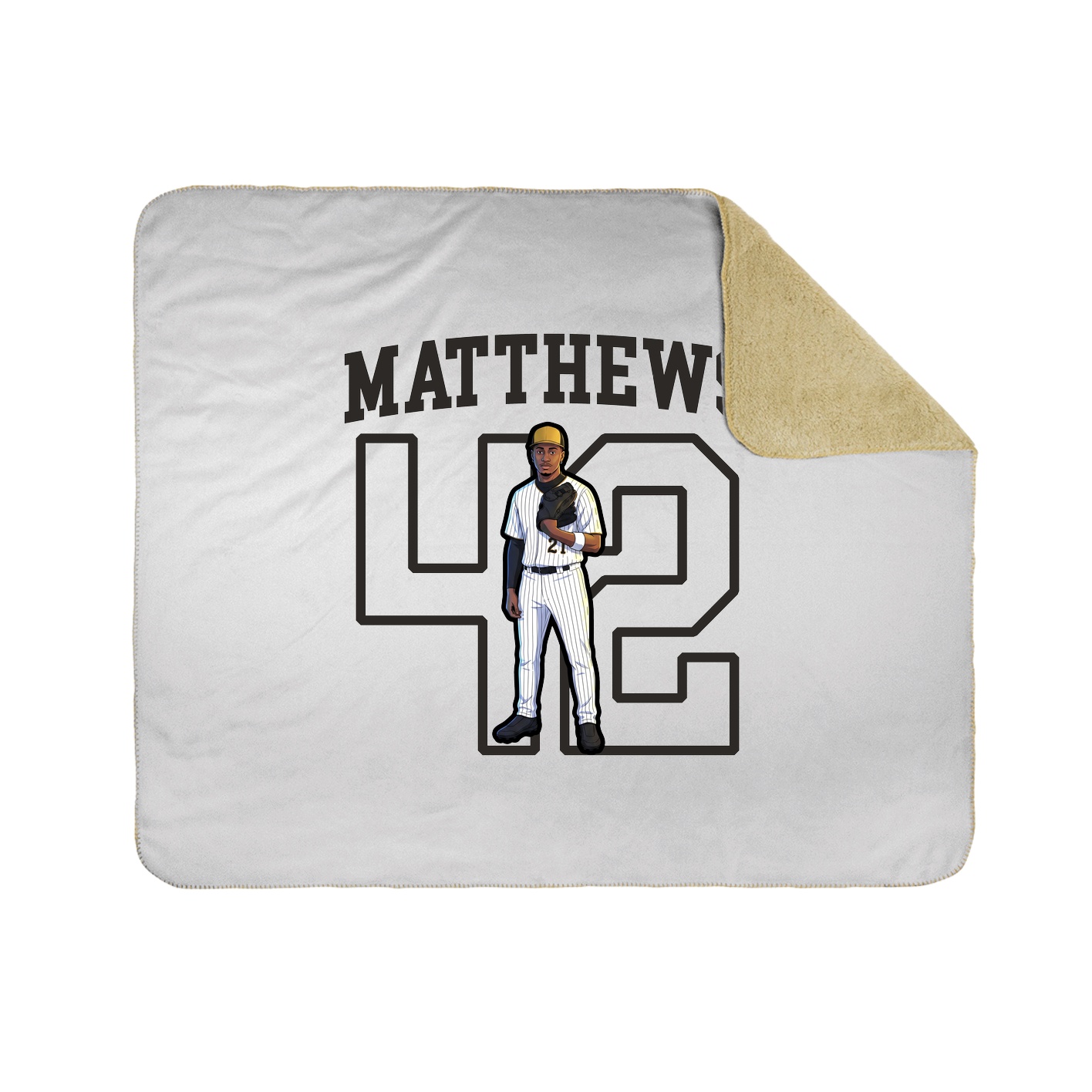 50x60 Sherpa Lined Throw Blanket
