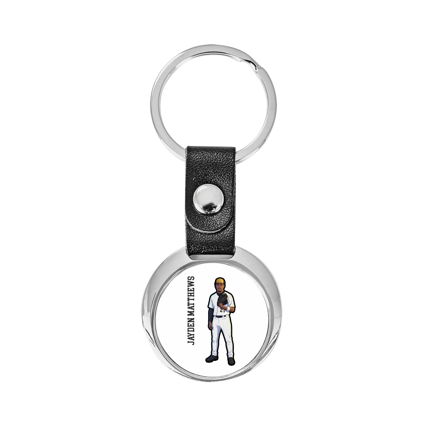 Key Chain — Name Vertical in Classic