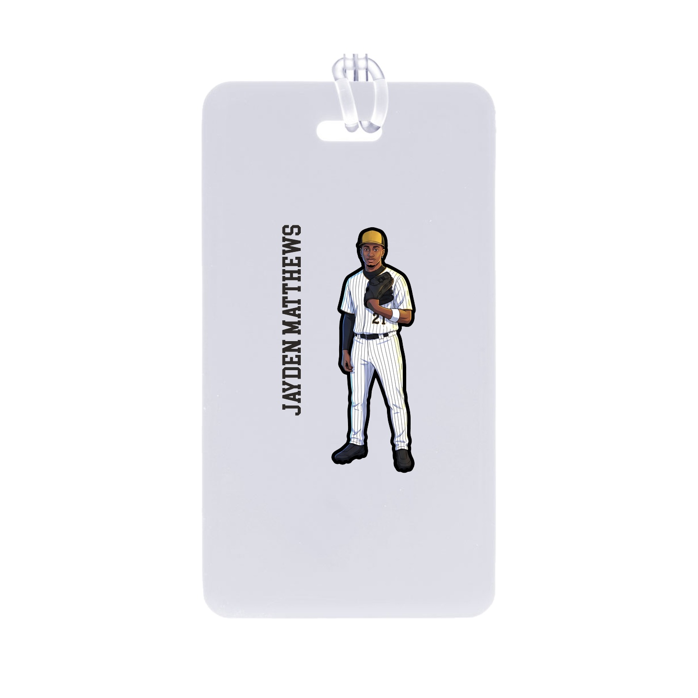 Bag Tag — Name Vertical in Classic