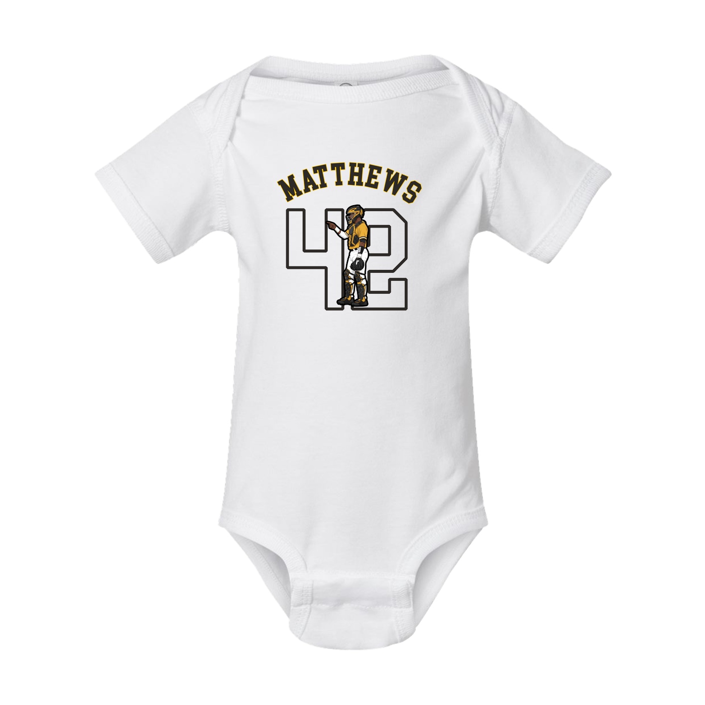 Baby Onesie — Shirsey Arch in White