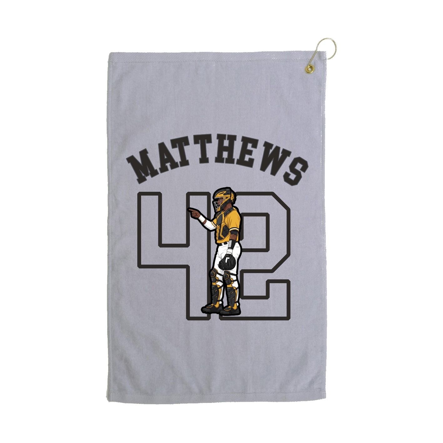Golf Towel — Shirsey Arch in Grey