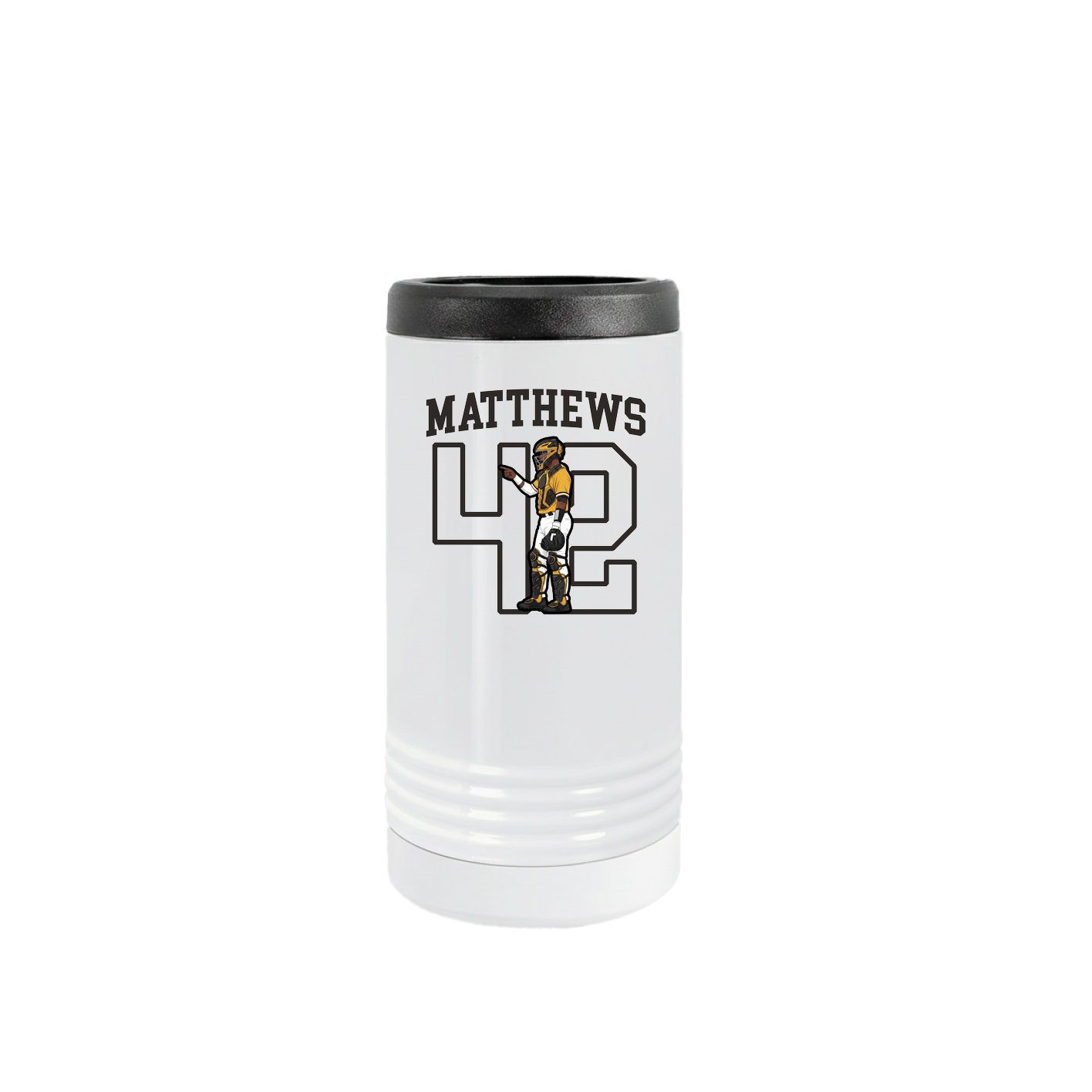 Slim Beverage Holder — Shirsey in White