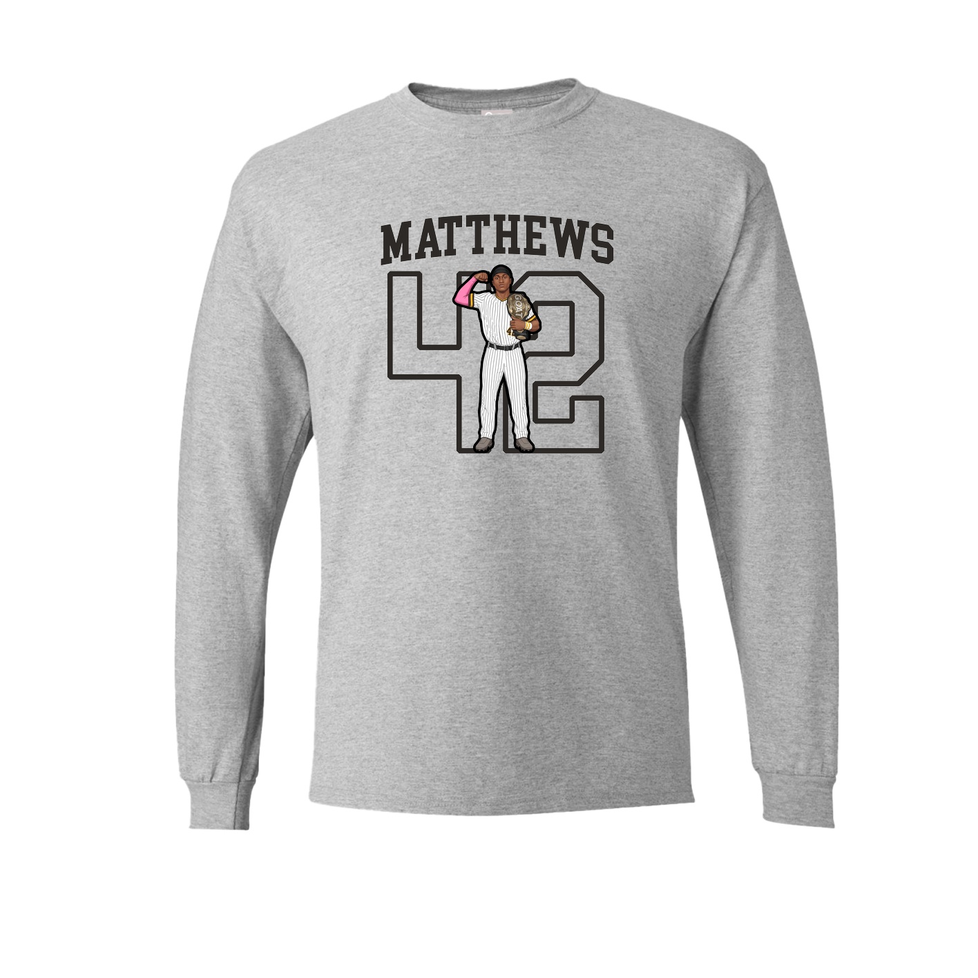 Long Sleeve Tee — Shirsey in Grey