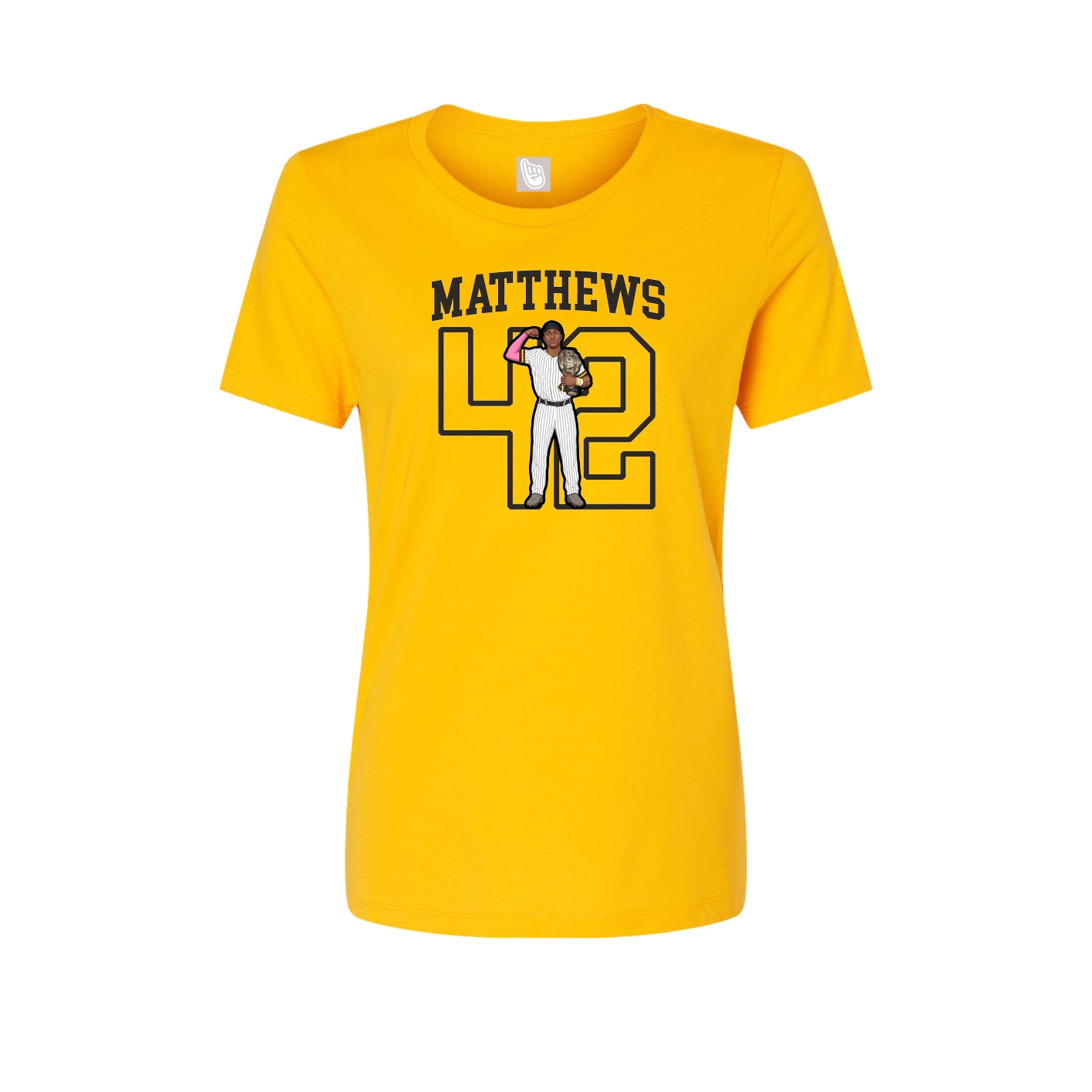 Fitted Women's Tee — Shirsey in Gold