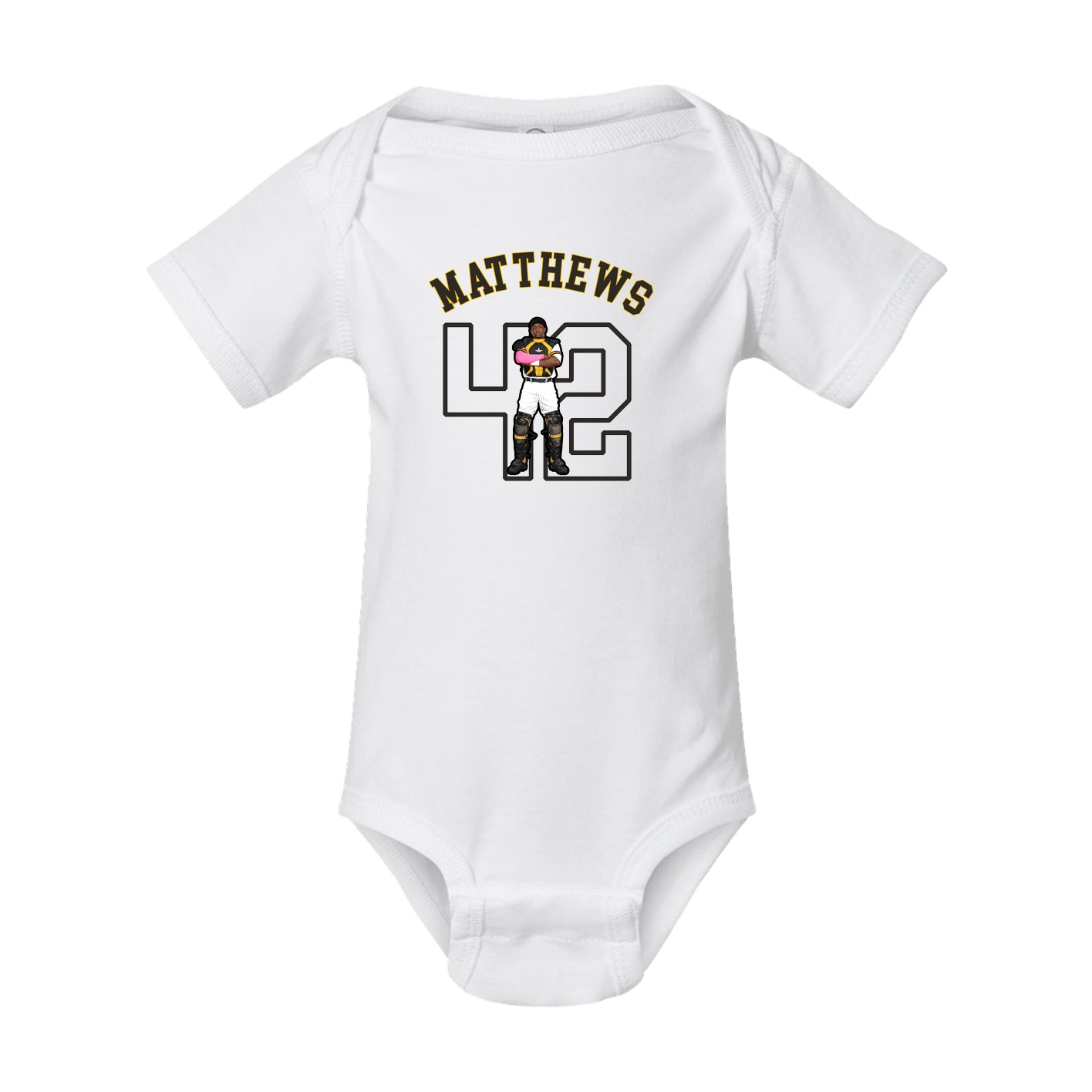 Baby Onesie — Shirsey Arch in White