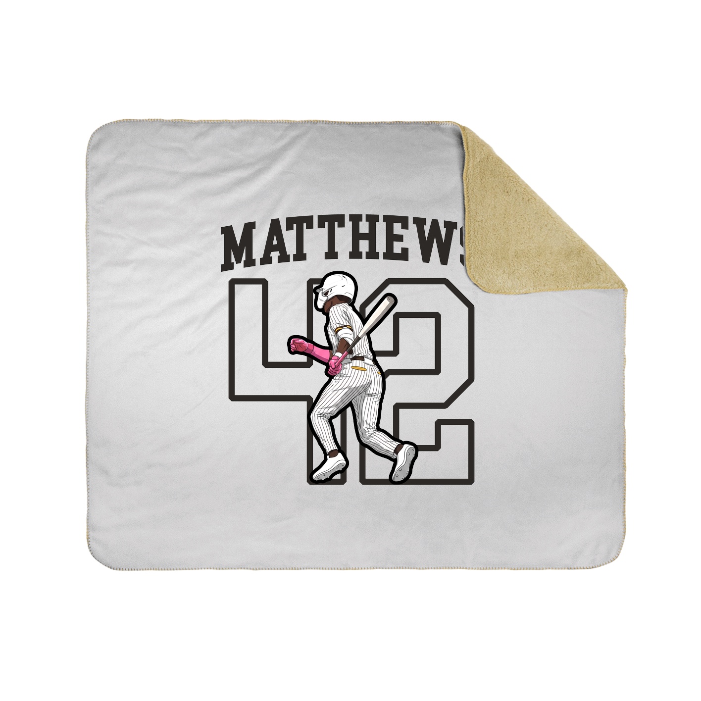 Throw Blanket — Shirsey in White