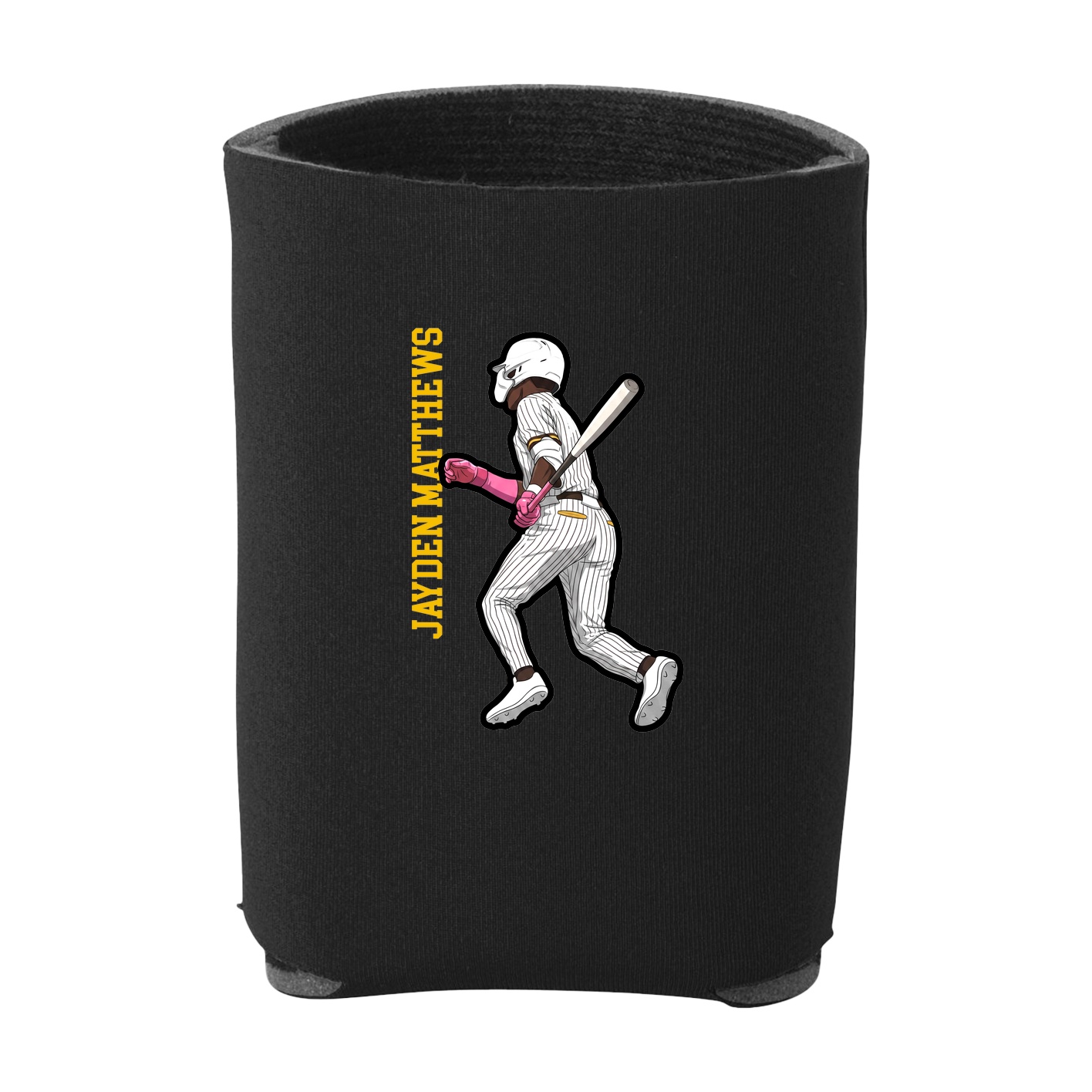 Can Holder — Name Vertical in Black