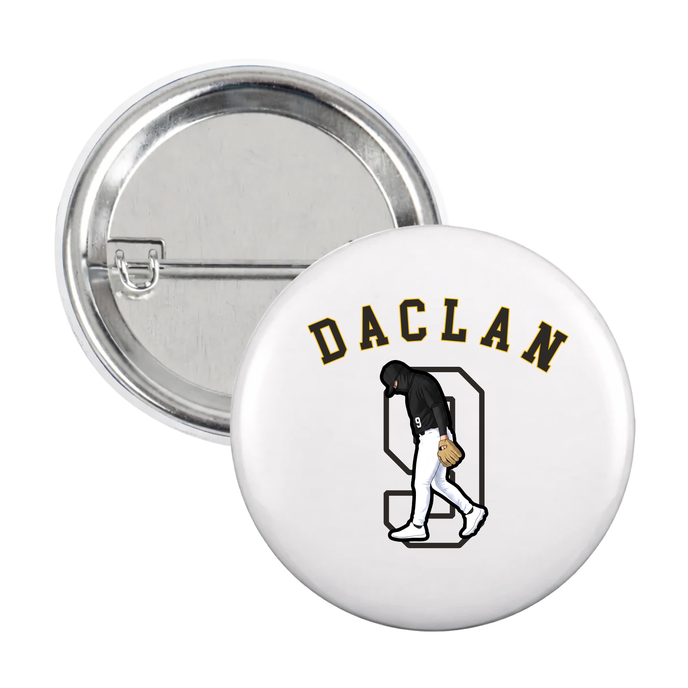 Game Day Button — Shirsey Arch in White