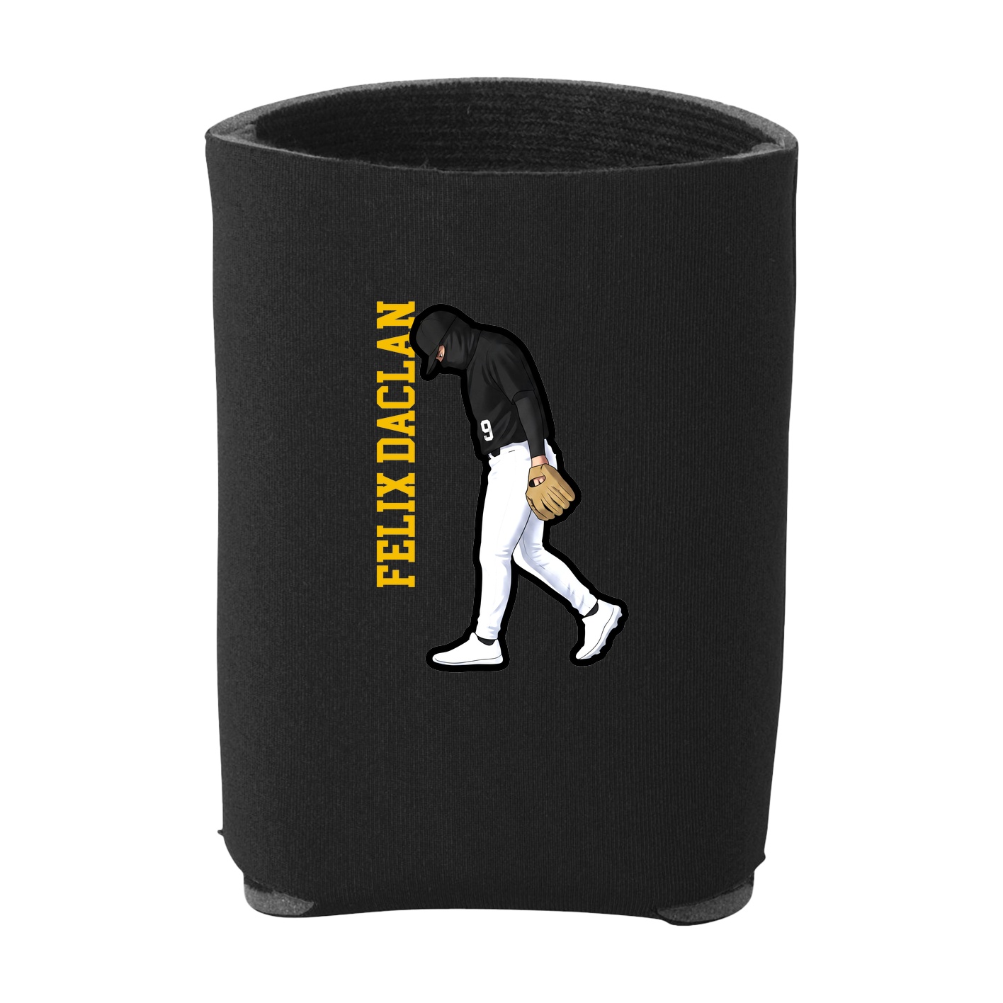 Can Holder — Name Vertical in Black