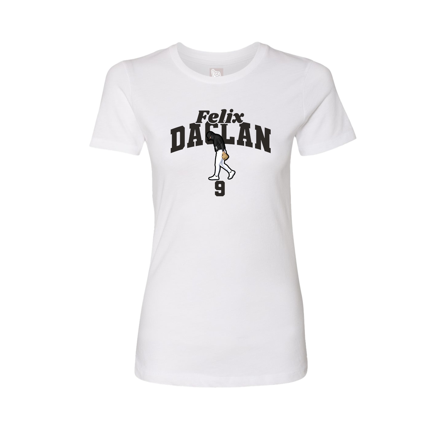 Womens Tee — Signature Arch in White